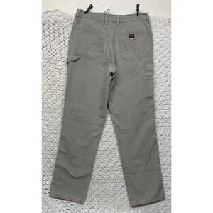 Craftsman carpenter canvas‎ pants Tag 34x34 Approx 32x32 Gray Utility work